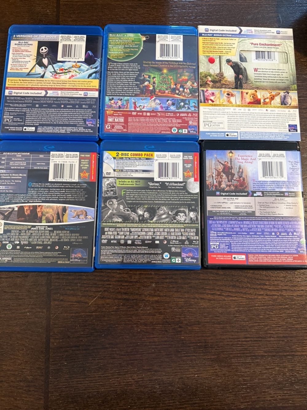 Disney Blu-ray & 4K Family Movie Lot - Picture 2 of 2